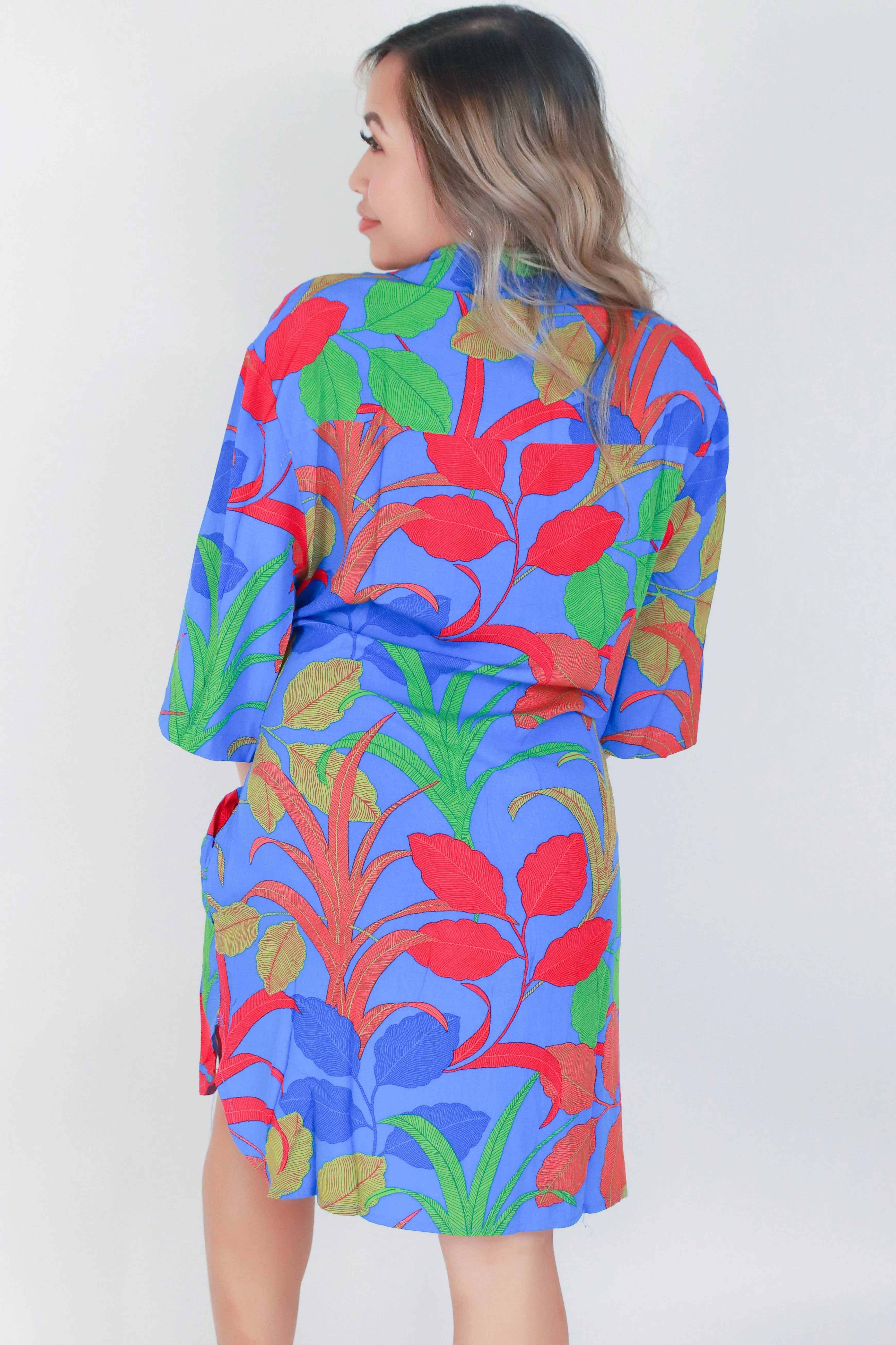 TROPICAL PRINT TSHIRT DRESS