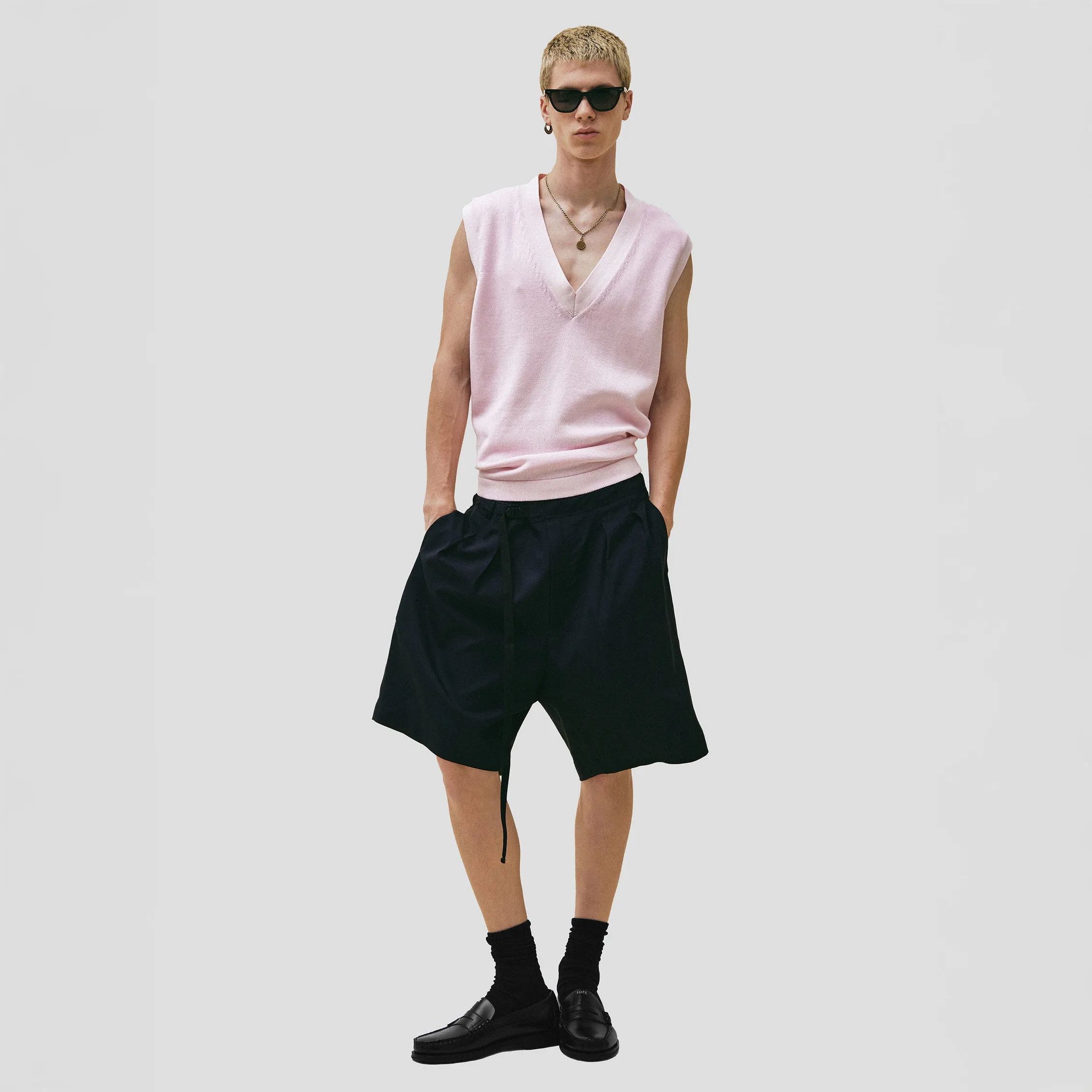 Tropical Wool Basket Short