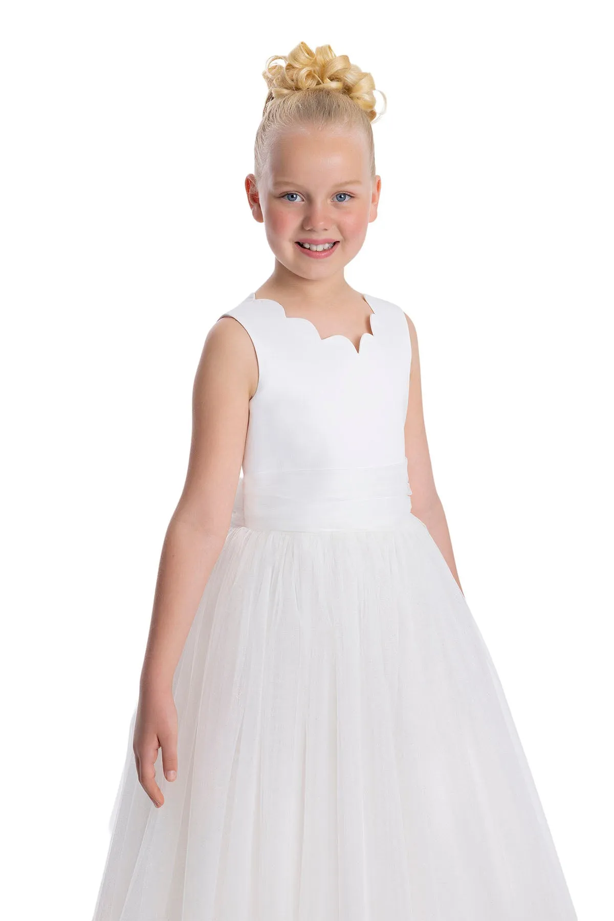 Tulle Maxi Dress in Off White Tutu Dress for Girls