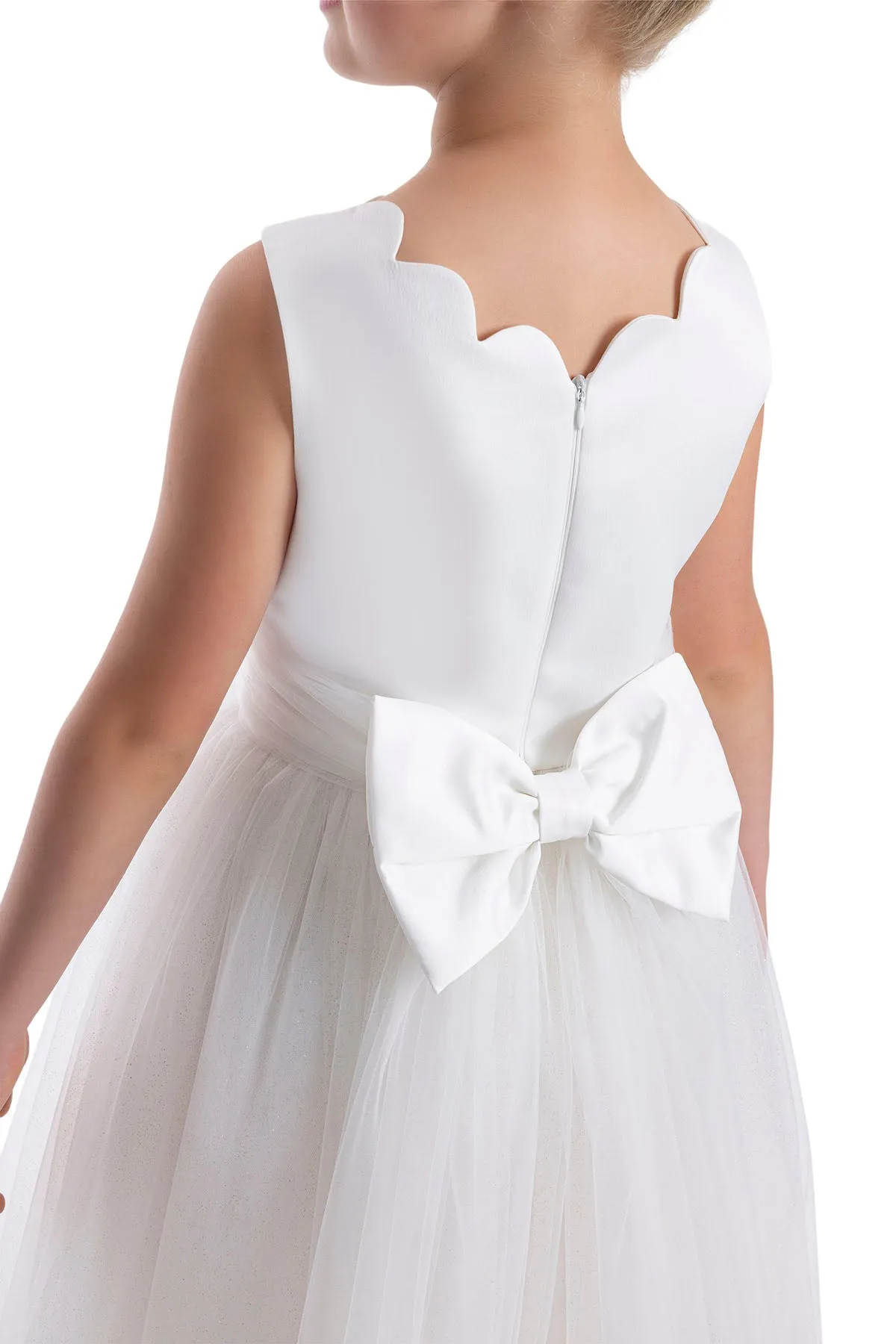 Tulle Maxi Dress in Off White Tutu Dress for Girls