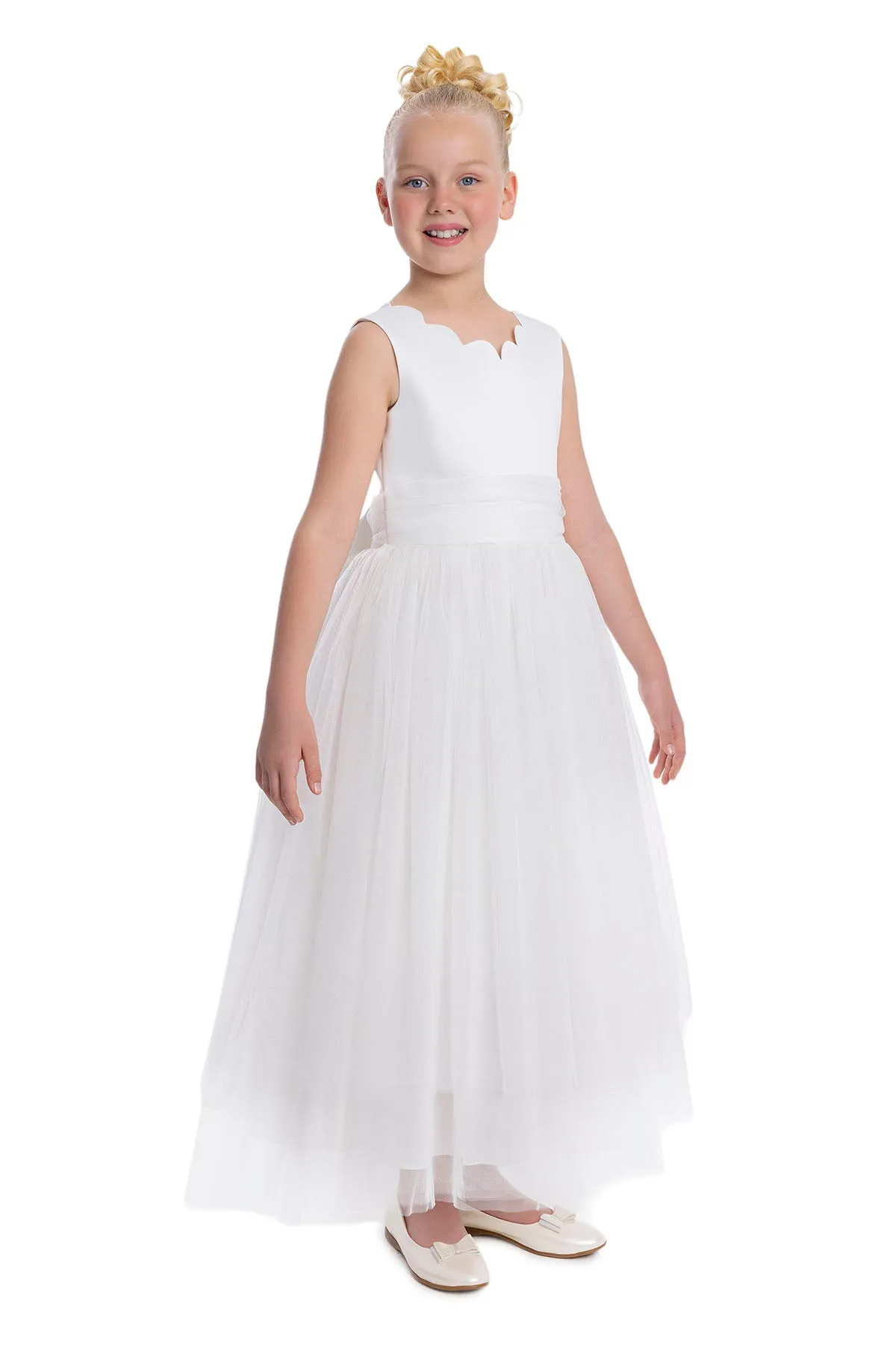 Tulle Maxi Dress in Off White Tutu Dress for Girls
