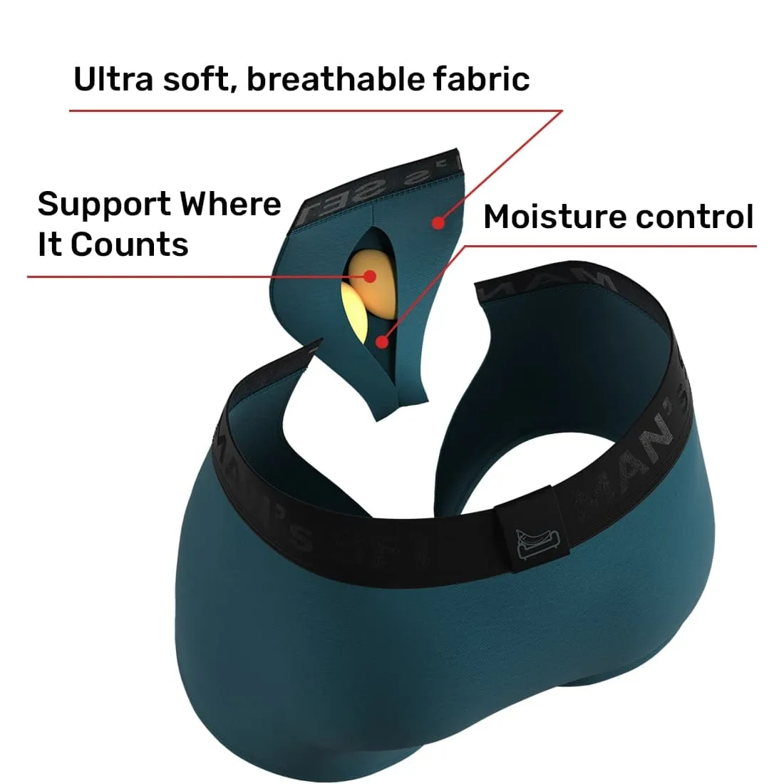 UltraSoft Trunk 3.6" OpenFly, Tropical Vibes