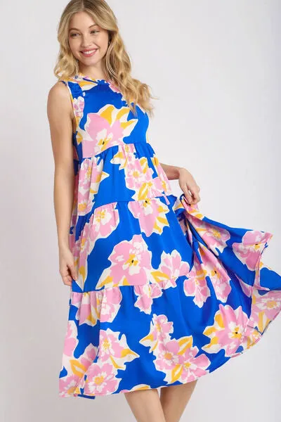 Umgee Tropical Punch Midi Dress