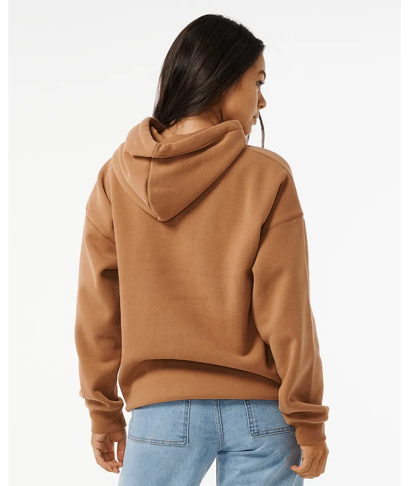 VARSITY HOODIE - BROWN