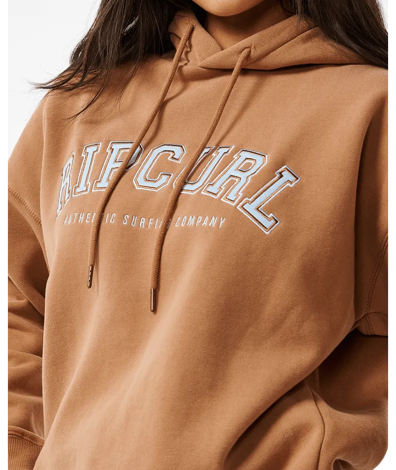 VARSITY HOODIE - BROWN