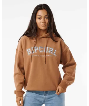 VARSITY HOODIE - BROWN