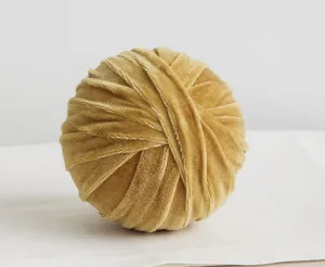 Velvet Decorative Sphere Gold Large