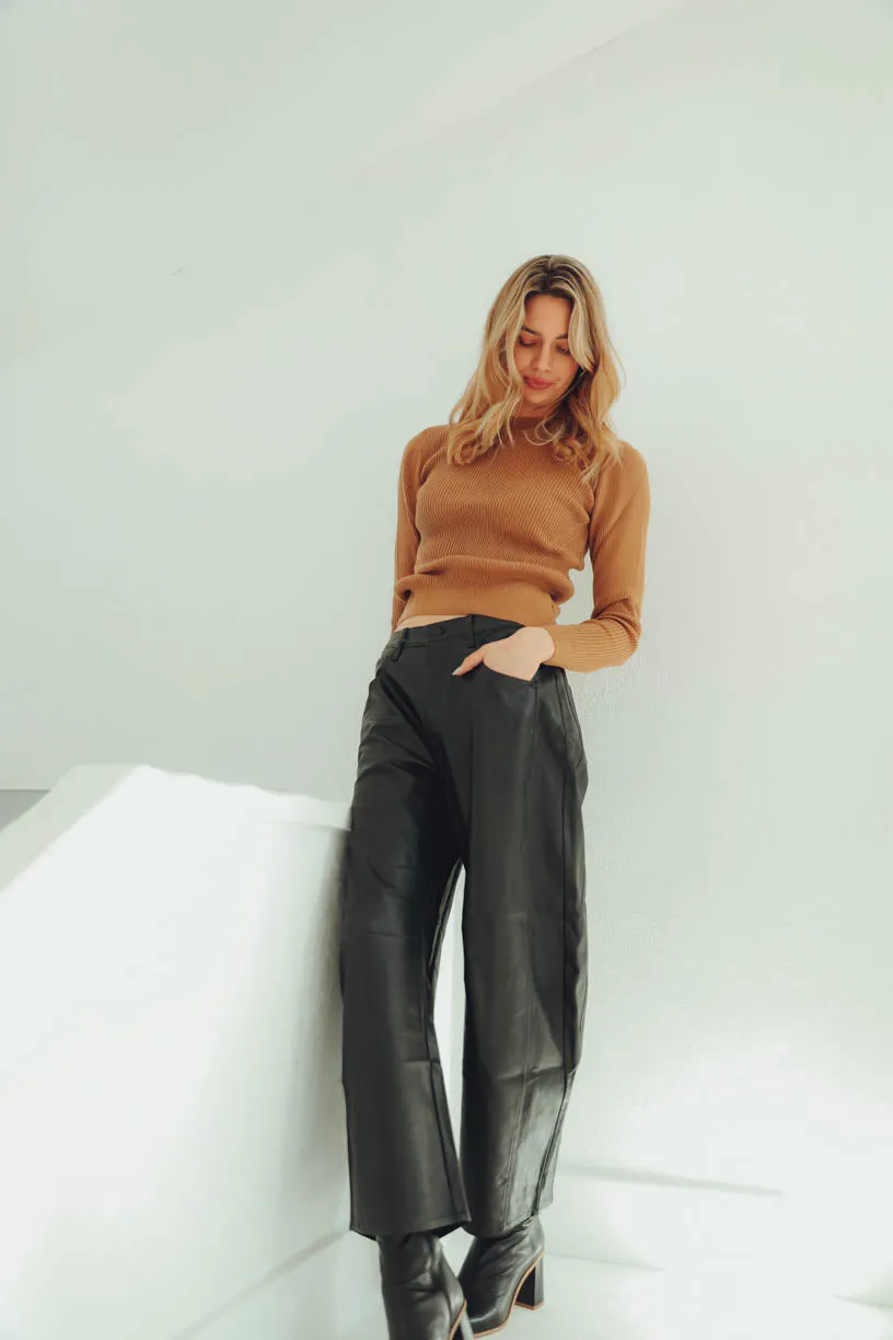 We The Free Good Luck Mid-Rise Vegan Barrel Jeans