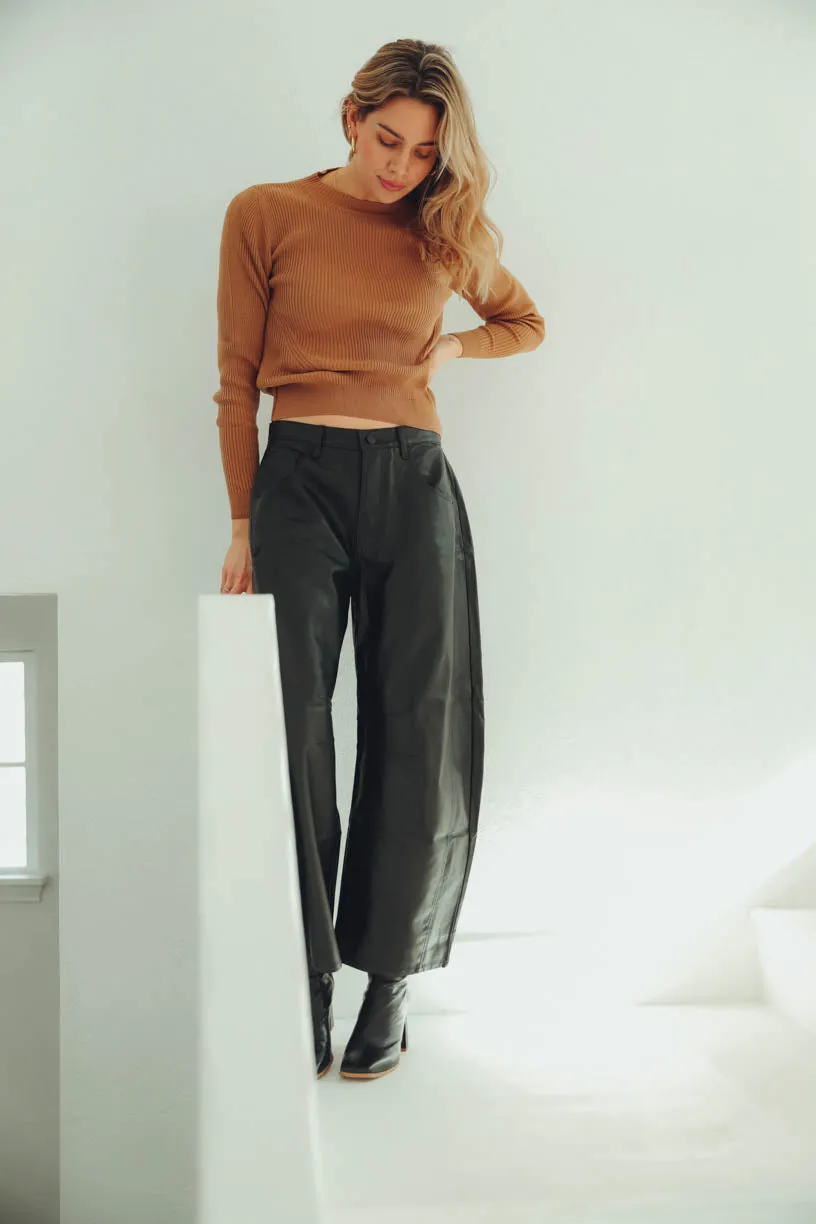 We The Free Good Luck Mid-Rise Vegan Barrel Jeans