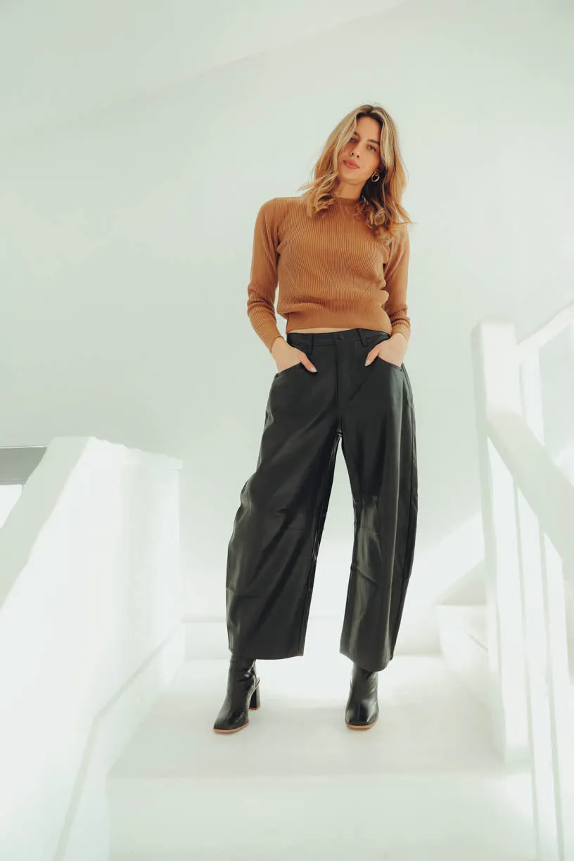 We The Free Good Luck Mid-Rise Vegan Barrel Jeans