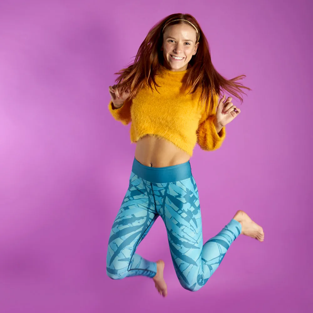 Wearable Art Leggings : Paradise