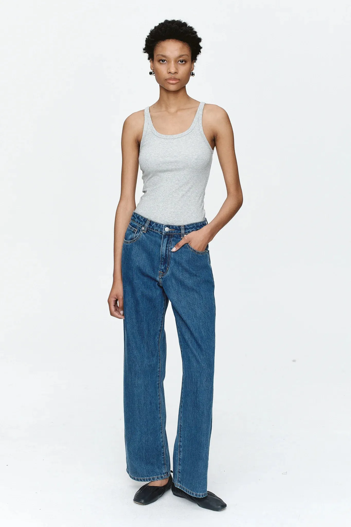 Wide Leg Jean Heritage Blue