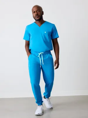 WILLIAM RE-GARDE™ - BLEU AZUR - Men's Jogger Pants||WILLIAM RE-GARDE™ - BLEU AZUR - Pantalon Jogger