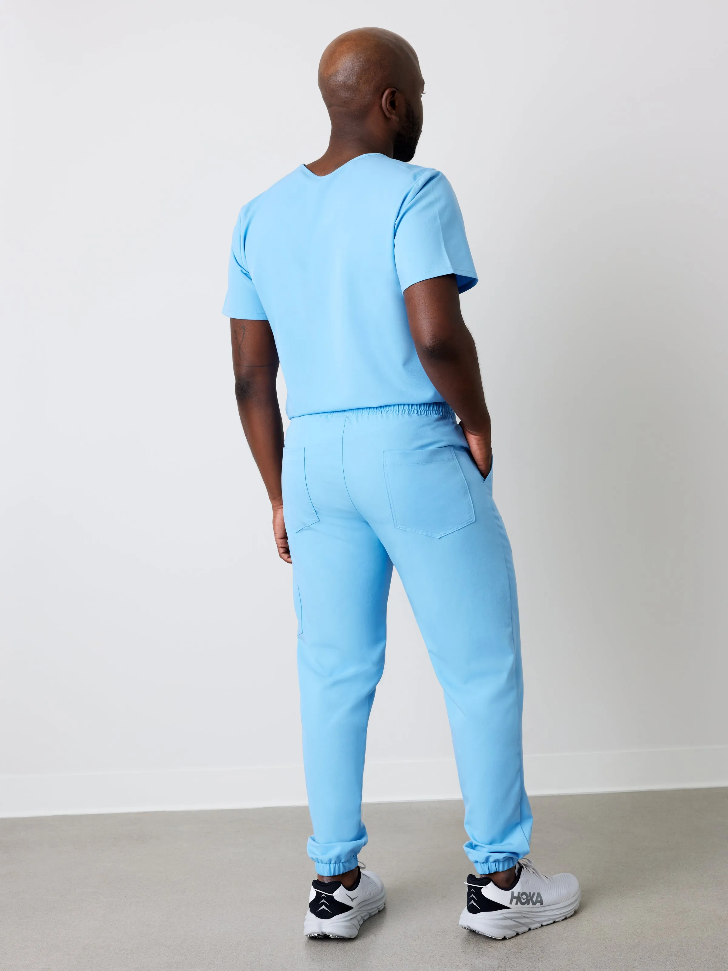 WILLIAM RE-GARDE™ - BLEU CLASSIQUE - Men's Jogger Pants - SILVADUR™||WILLIAM RE-GARDE™ - BLEU CLASSIQUE - Pantalon Jogger - SILVADUR™