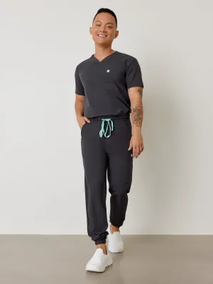 WILLIAM RE-GARDE™ - CHARBON - Men's Jogger Pants - SILVADUR™||WILLIAM RE-GARDE™ - CHARBON - Pantalon Jogger - SILVADUR™