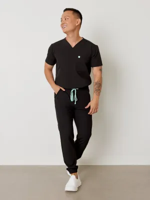 WILLIAM RE-GARDE™ - NOIR - Men's Jogger Pants - SILVADUR™||WILLIAM RE-GARDE™ - NOIR - Pantalon Jogger - SILVADUR™