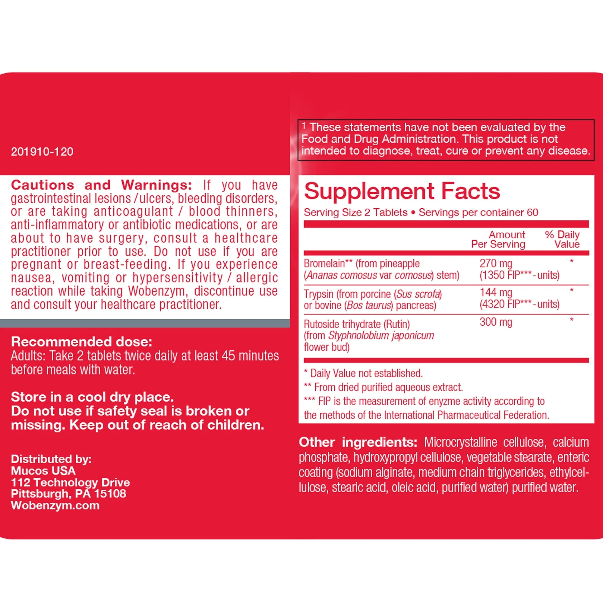 Wobenzym Plus