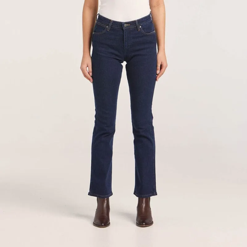 Wrangler Jeans Womens Mid Waist Bootcut Original Rinse (W/091040/OR5)
