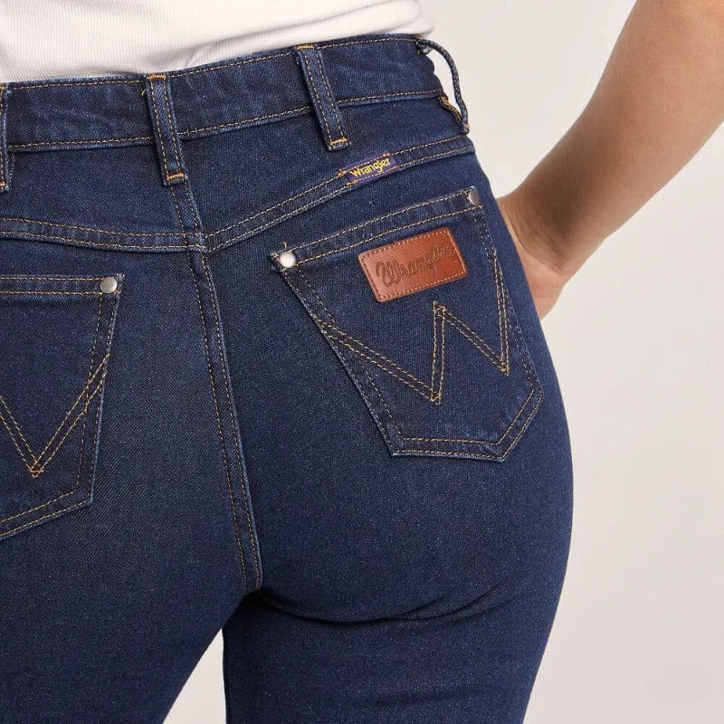 Wrangler Jeans Womens Mid Waist Bootcut Original Rinse (W/091040/OR5)